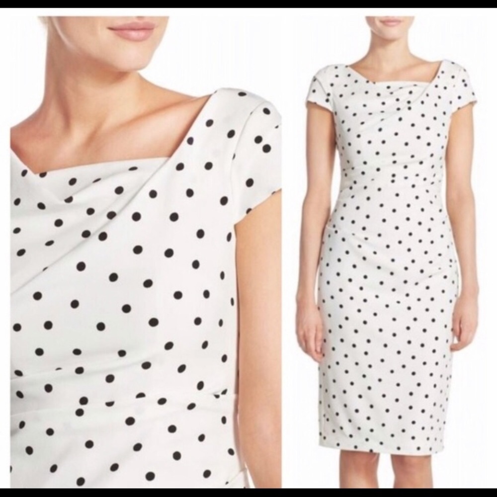 Adrianna Papell Retro Pinup Style Dress